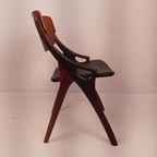 Arne Hovmand Olsen Stoel | Deens Design 1960S | Mid-Century | Teak Hout | Volledig Gerestaureerd thumbnail 5