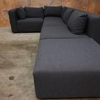 Zgan! Minotti Braque Design Elementen Hoekbank Grijze Stof thumbnail 10