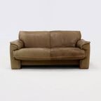 Neck Leather 2,5-Seater Sofa By Hugo De Ruiter For Leolux 1970S thumbnail 3