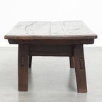 Robuuste, Antieke 18e Eeuwse Zuid-europese Boeren Salontafel Met Een Karaktervol Patina thumbnail 3