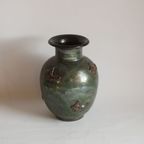 Roger Guerin Art Deco Earthenware Vase, Belgium, 1920S. thumbnail 4