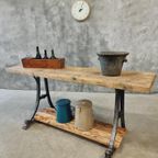 Industriële Tafel Sidetable Keukeneiland Bar 60 X 200 Cm thumbnail 15