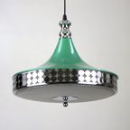 Geweldige Retro Lamp In Chroom, Metaal En Kunststof. - Massief België - 1970 thumbnail 2