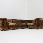 Vintage Modulaire Elementen Sofa Hoek Bank 1970S thumbnail 9