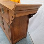 Oosterse Vintage Kast Vintage Dressoir Japandi Wandkast thumbnail 3