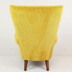 Vintage Artifort Theo Ruth Fauteuil Geel Nieuw Gestoffeerd thumbnail 6