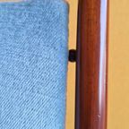 Set Awa Stoelen, Vintage Dinner Chairs, Mohair, Teakhout thumbnail 11