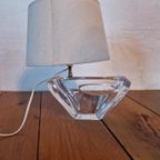 Daum France Vintage Tafel Lamp Kristal Zeilboot thumbnail 11