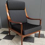 Wilhem Knoll Highback Chair 1960S thumbnail 3