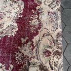 Rood Vintage Xl Yuruk Vloerkleed 186 X 287 Cm, 1970'S thumbnail 3