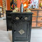 Zwart Indiaas Boho Kastje Met Ornamenten thumbnail 3