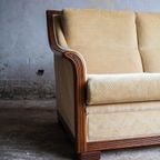 Art Deco Sofa With Ornate Design Elements thumbnail 9