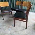 Set/4 Vintage Top Form Stoelen, 1960, Skai Webbing thumbnail 2