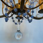 Murano Italiaanse Kroonluchter Teardrop Pegels Vintage Hanglamp thumbnail 5