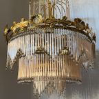 Italiaanse Opaliserende Hollywood Vintage Regency Hanglamp thumbnail 2