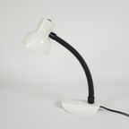 Hala Zeist - Bureaulamp - Model 703 - Flexibele Hals - Wit - 70'S thumbnail 2