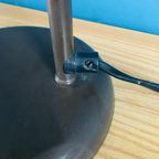 Vintage Stalen Bureaulamp Bruin thumbnail 4