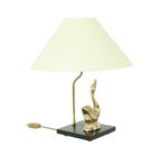 Hollywood Regency Tafellamp Regina Massive Zwaan Lamp 46Cm thumbnail 11