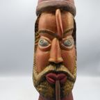 Stijlvolle Houten Man Met Pijp thumbnail 11