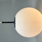 Vintage Glazen Bollamp / Hanglamp, Glashütte Limburg, Duitsland 1960's thumbnail 5