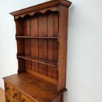 Vintage Landelijke Brocante Keukenkast, Barkast, Wandkast, Buffetkast, Ladekast thumbnail 11
