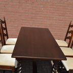 Woonkamer Set Eettafel Met Stoelen Salontafel En Bijzettafel thumbnail 11