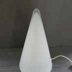 Vintage Sce Teepee Tafellamp Lamp Frosted Glas thumbnail 3