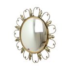 Vintage Fish Eye Convex Spiegel Sunburst Heksenspiegel Deknudt 46Cm thumbnail 4