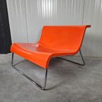Kartell Form Lounge Chair Piero Lissoni Oranje thumbnail 2
