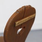 Antieke Volkskunst Primitieve Bergstoel thumbnail 11