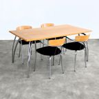 Vintage Tafel | Eettafel | Effezeta | Jaren 80 thumbnail 9