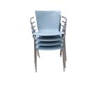 Fritz Hansen Stapelbare Stoelen - Lichtblauw thumbnail 7