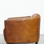 Karaktervolle En Unieke Bruine Aviator Design Fauteuil Gemaakt Van Rundleer thumbnail 6