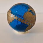 Vintage Spaarpot Globe Spaarpotje Wereldbol thumbnail 2