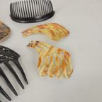 5 Antieke Celluloid Kammen. Prijs Voor De Set thumbnail 5