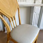 Vintage Rattan Dining Chairs thumbnail 4