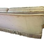 Vintage Goudkleurige Zetel / Canapé / Sofa Met Franjes thumbnail 5