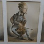 2 Schilderijen Met Muzikanten thumbnail 9