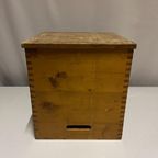Grenen Houten Kruk Of Bak Jaren 60 70 thumbnail 11