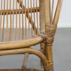 Bijzondere Rotan Fauteuil Van Rohé Noordwolde, 1950 thumbnail 16