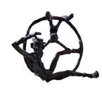 Cliniclowns - Cliniclown Met Kind - Verbronsd Sculptuur - Beeldje - 2009 thumbnail 2
