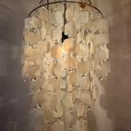 Capiz Hanglamp Vintage Design Lamp Parelmoer Opaline Schelp thumbnail 5