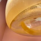 Italian Murano Glass Swirly Donut Hanging Light thumbnail 18