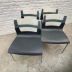 4x Design Stoel ‘otto’ Door Antonio Cittero, B&b Italia thumbnail 4