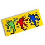 Keith Haring Kapstok Hout Vilac 22 X 50 Cm thumbnail 3