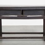 Antiek Engels Eikenhouten Dressoir/ Side Table Uit Eind 18e Eeuw Met Mooie Originele Details thumbnail 4