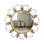 Vintage Fish Eye Convex Spiegel Sunburst Heksenspiegel Deknudt 46Cm thumbnail 2