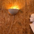 ' Moderne Vintage Wandlamp Van Wit Metaal Van Light Studio By Horn. Postmoderne Strakke Lamp, Strak thumbnail 5