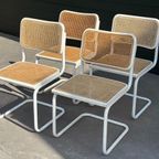 Set Van 4 Cesca Stoelen In Wit Eetkamerstoelen Design thumbnail 5