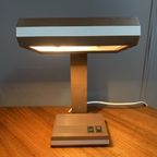 Brown Desk Lamp 1970S By Polamp thumbnail 6